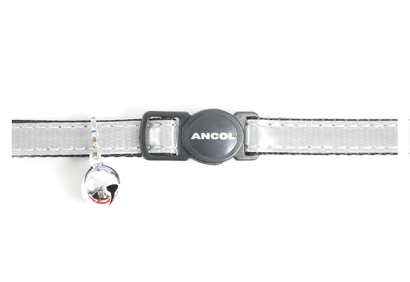 Ancol Silver Gloss Reflective Cat Collar