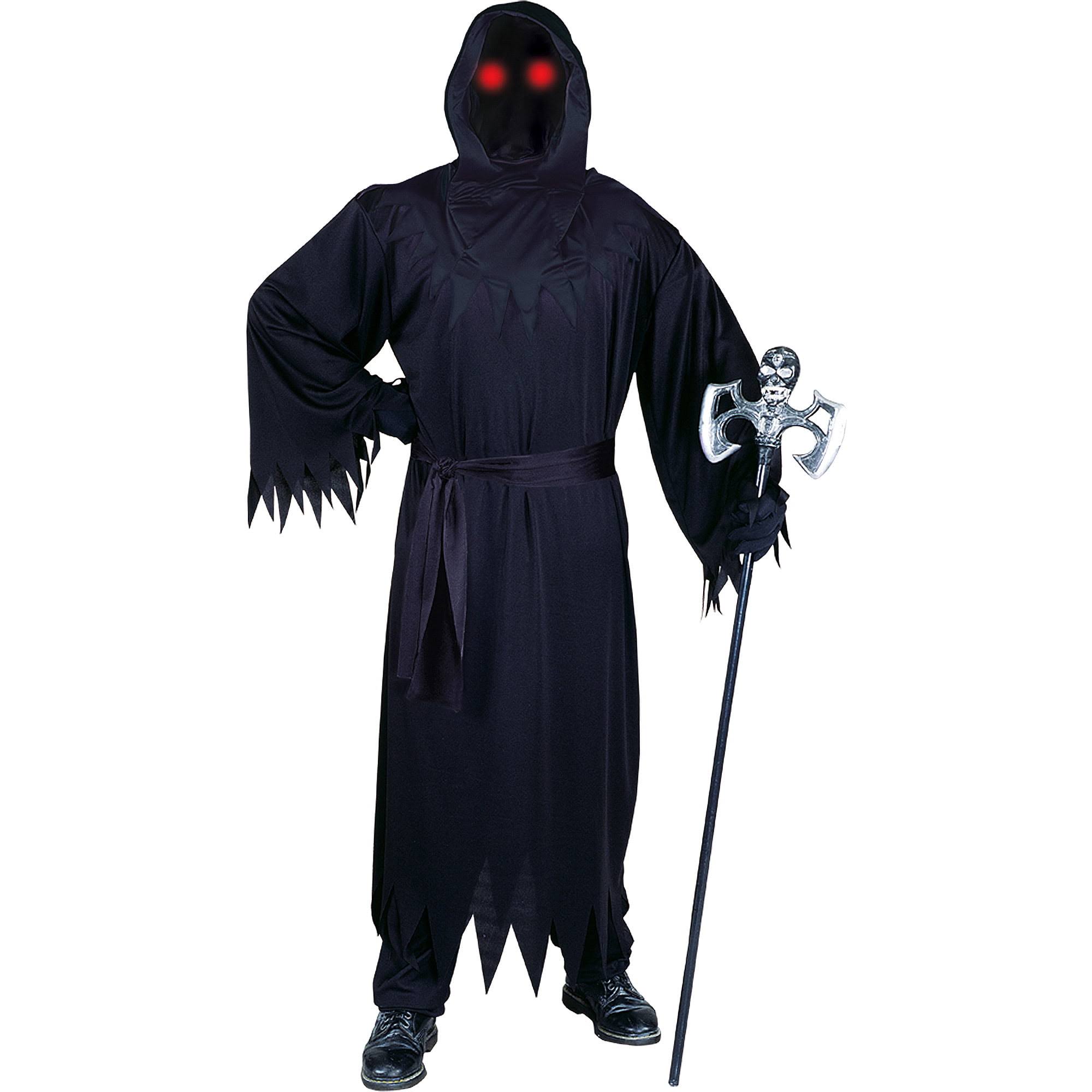Fun World Grim Reaper Hooded Robe Halloween Costume - Small