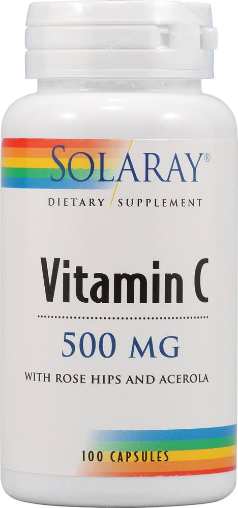Solaray Vitamin C - 500mg, 100 Capsules