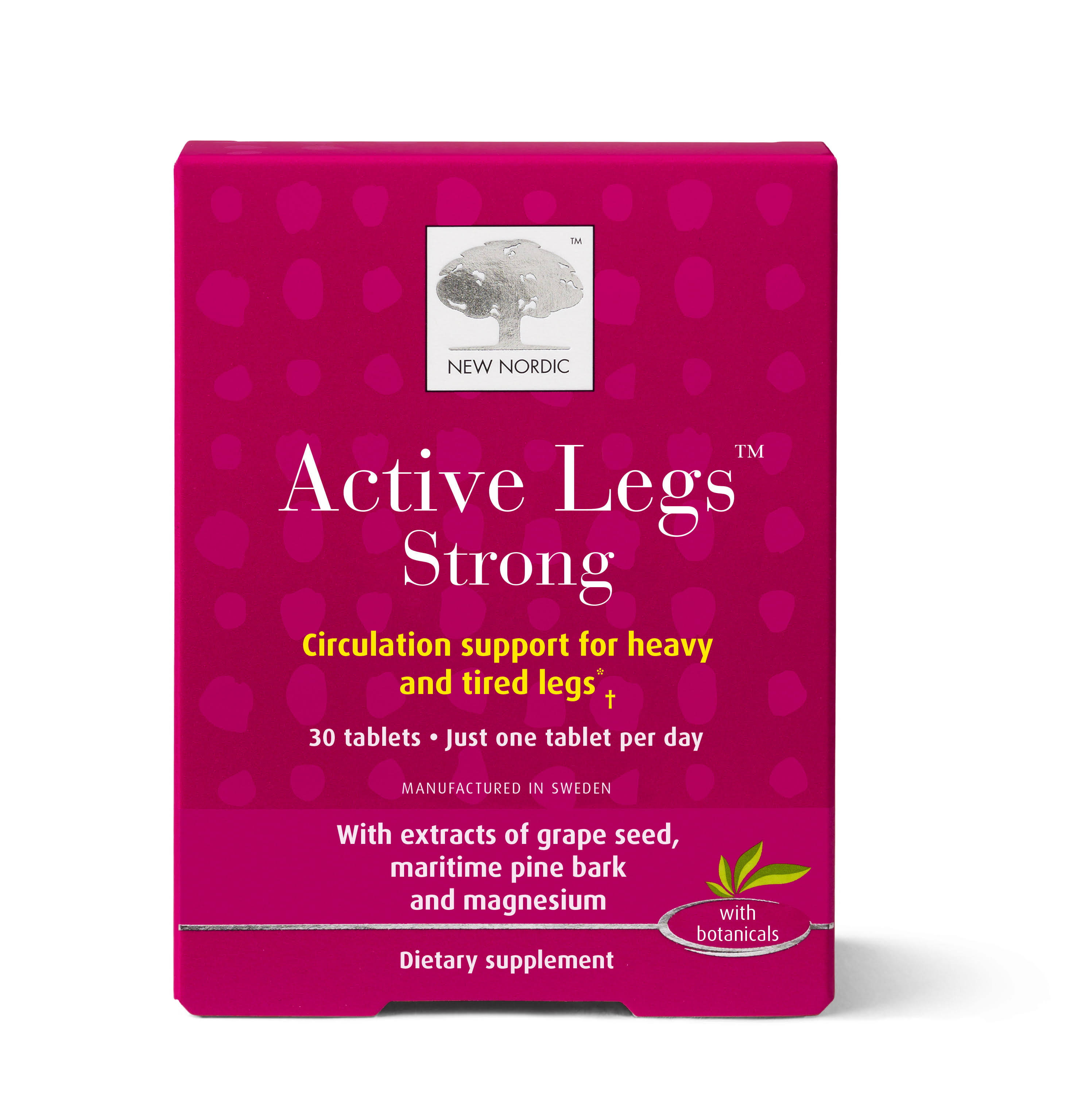 New Nordic Active Legs Supplement - 300mg, 30 Coated Tablets