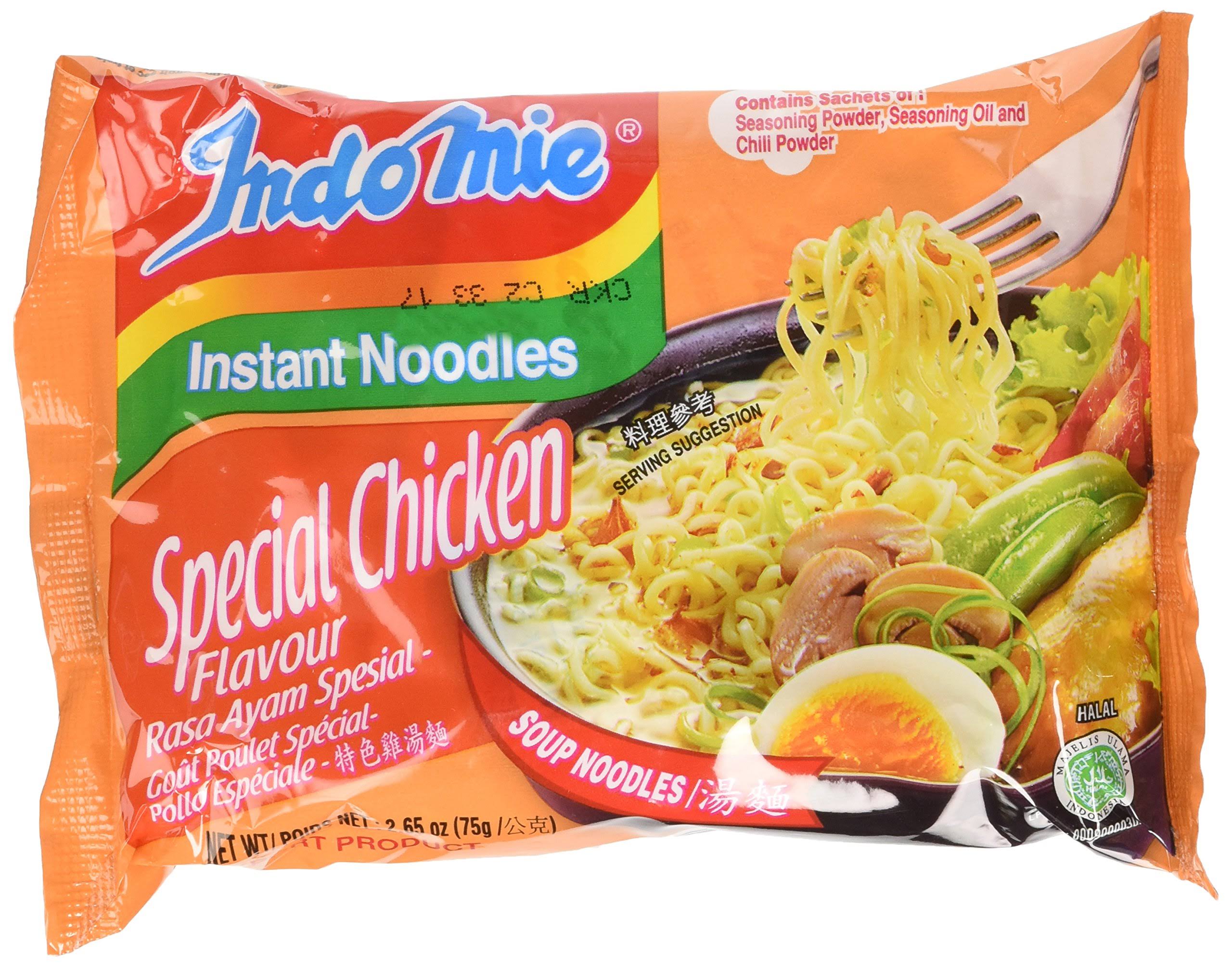 Indomie Instant Noodles Soup - Special Chicken, 75g, 30pk