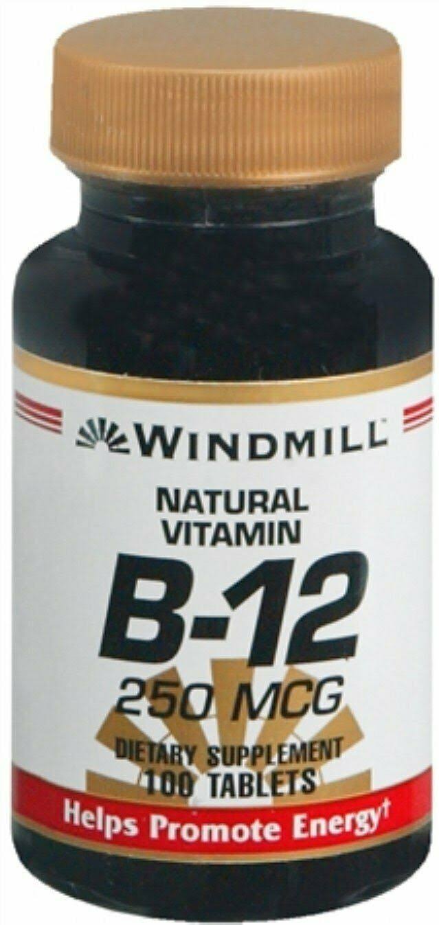 Windmill Vitamin B-12 250 mcg - 100 Tablets