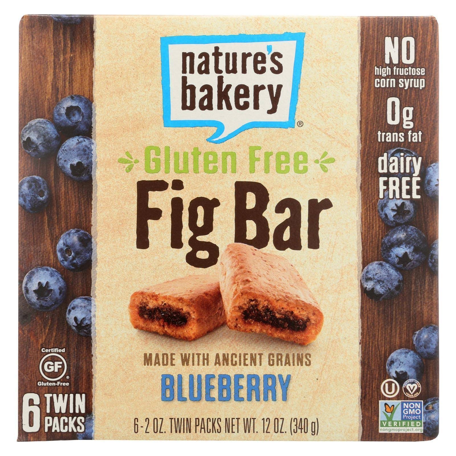 Nature's Bakery Gluten Free Fig Bar Blueberry -- 6 Packs