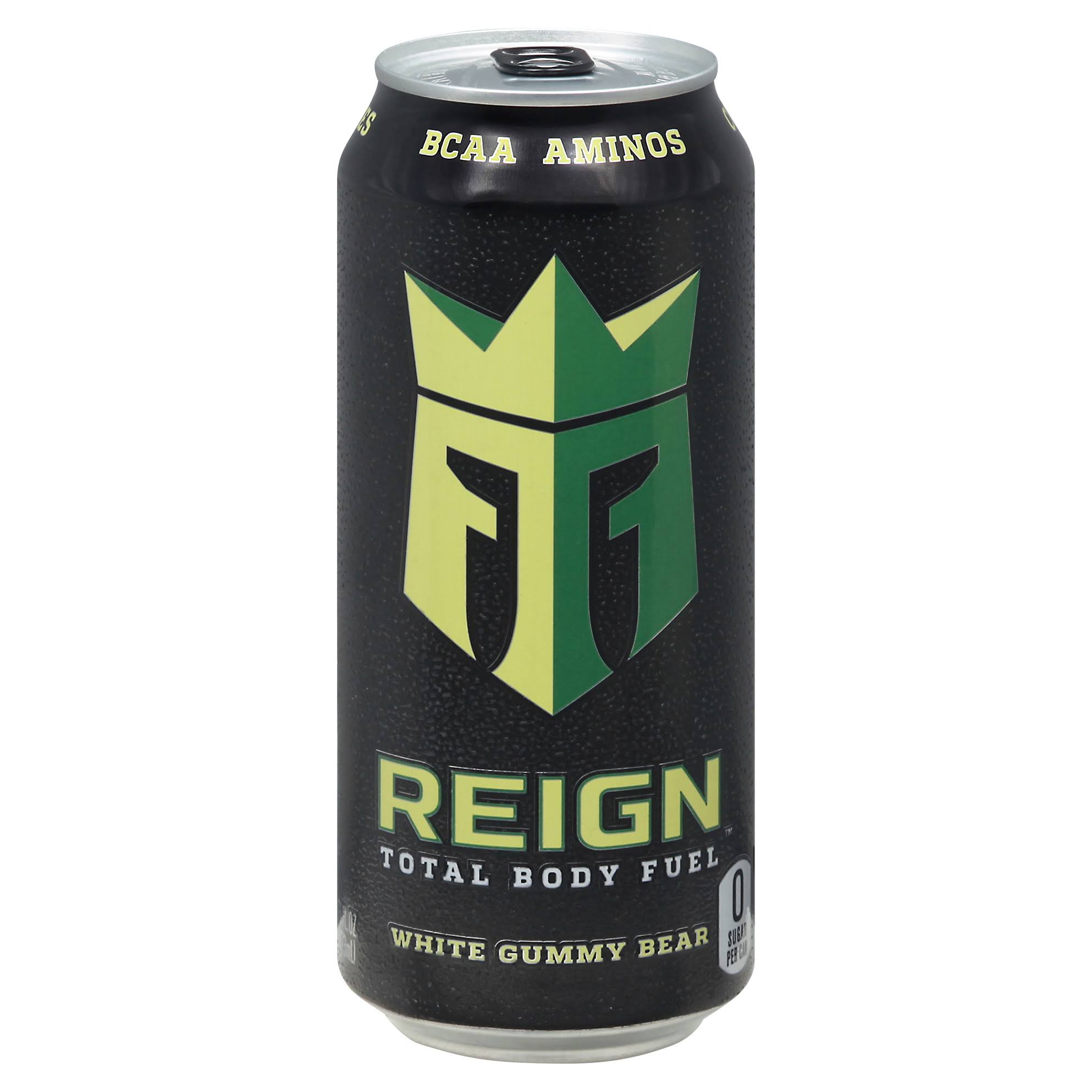 Reign Energy Drink, White Gummy Bear - 16 fl oz