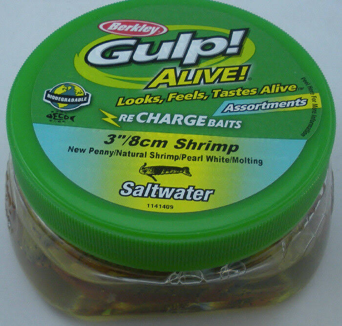 Berkley Gulp Alive Assorted Shrimp Soft Bait - 3"