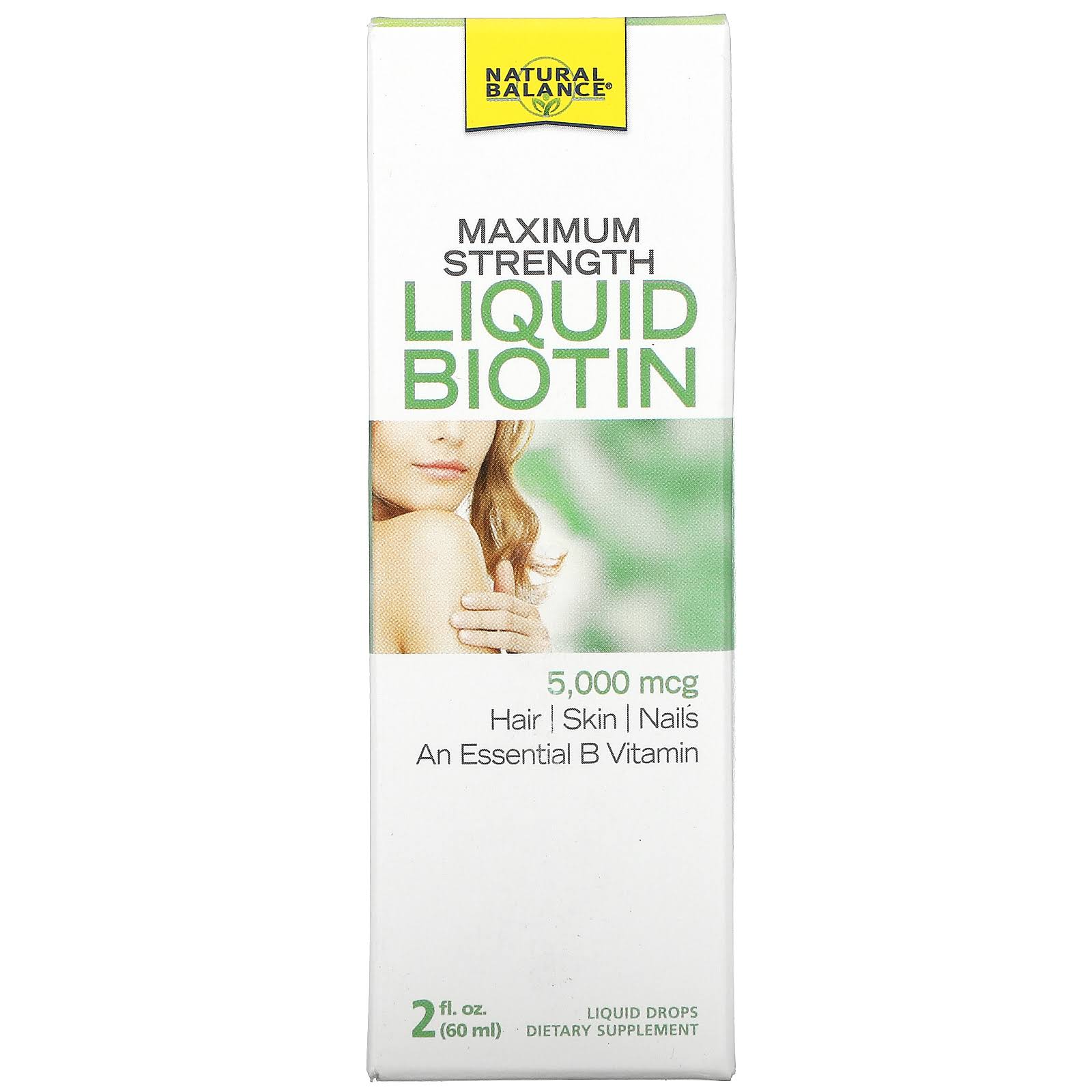 Natural Balance Liquid Biotin - Maximum Strength Citrus 2 fl.oz