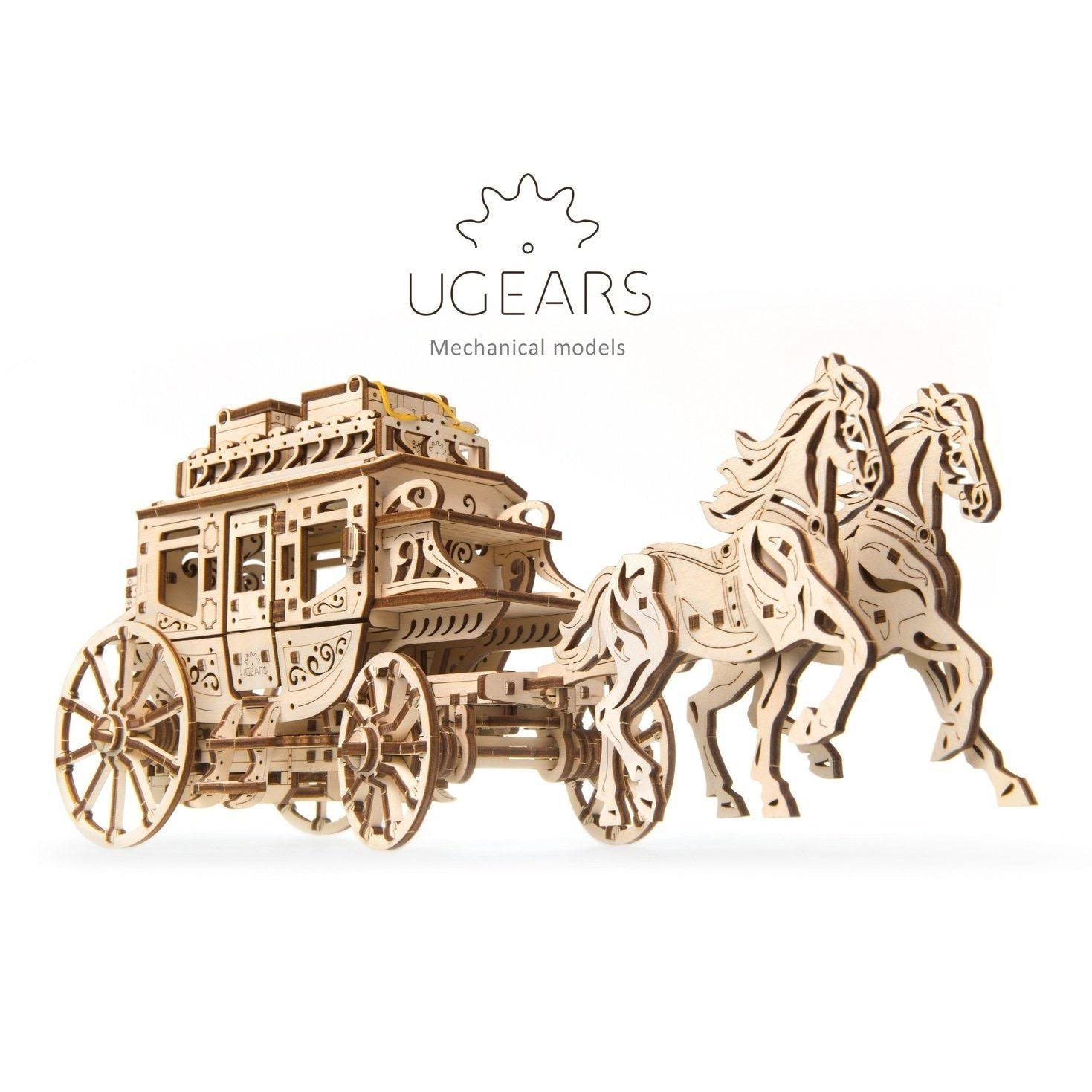 Ugears Stagecoach Wooden Model