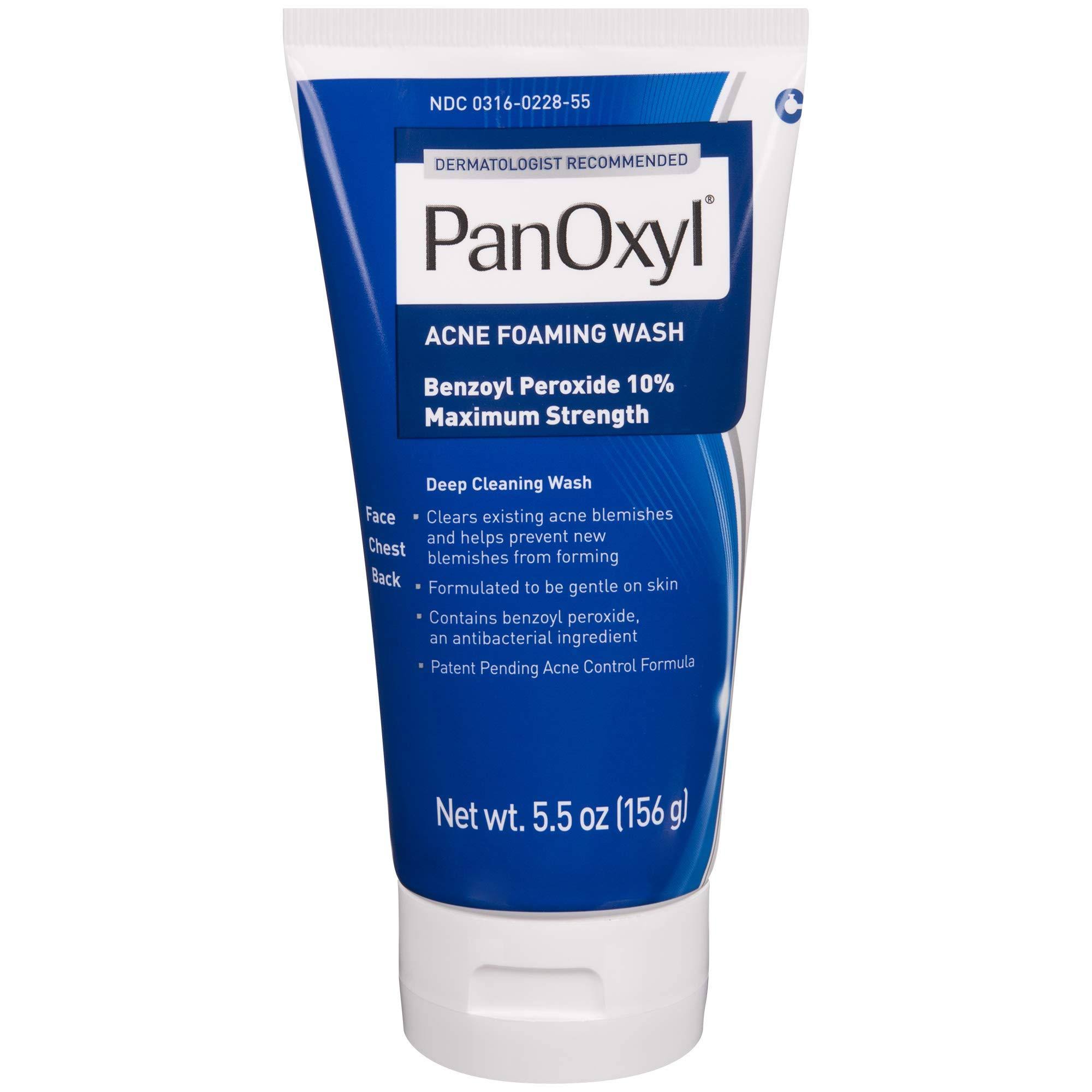 Panoxyl Acne Foaming Wash, Maximum Strength - 5.5 oz