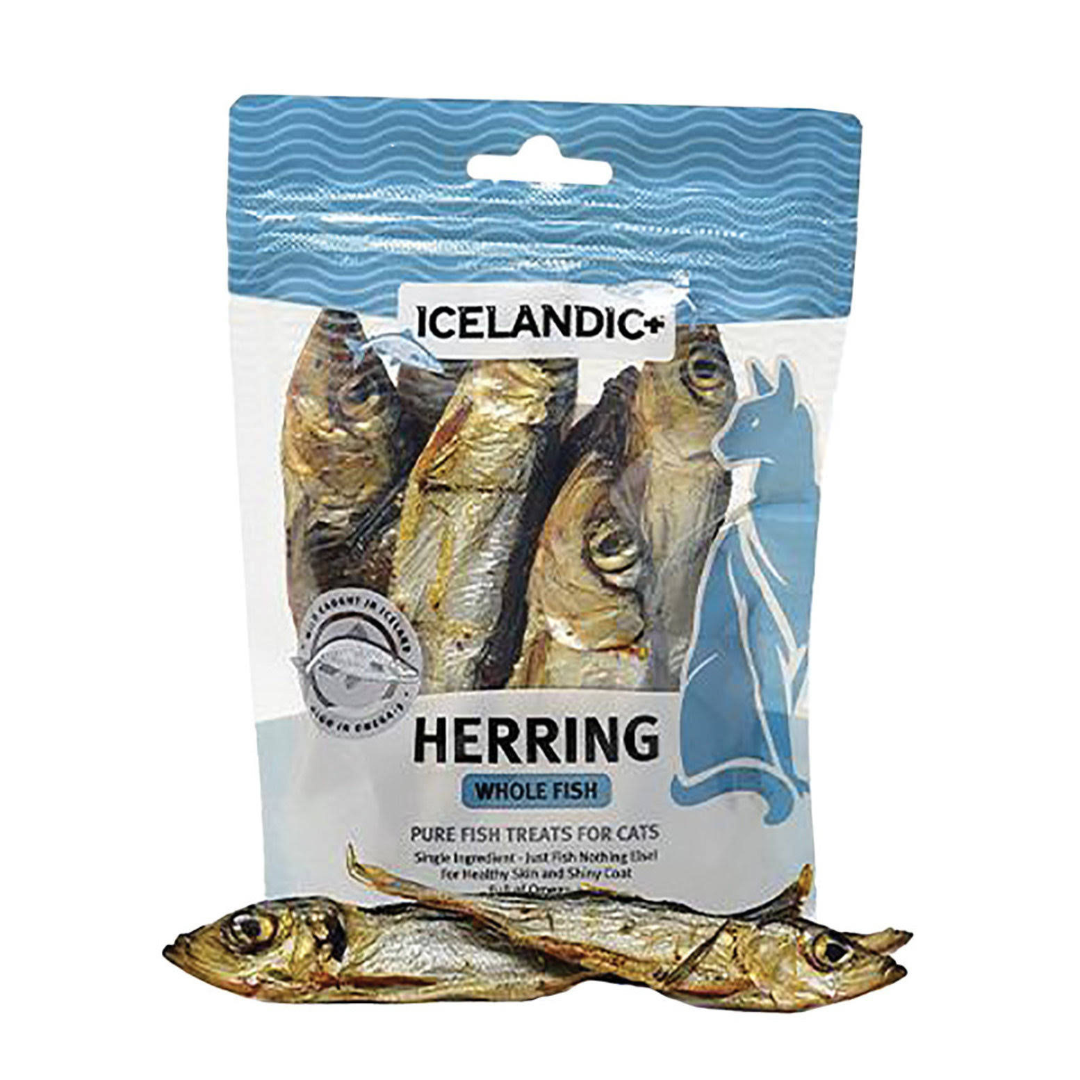 Icelandic+ Fish Treat For Cats Whole Herring 1.5Oz