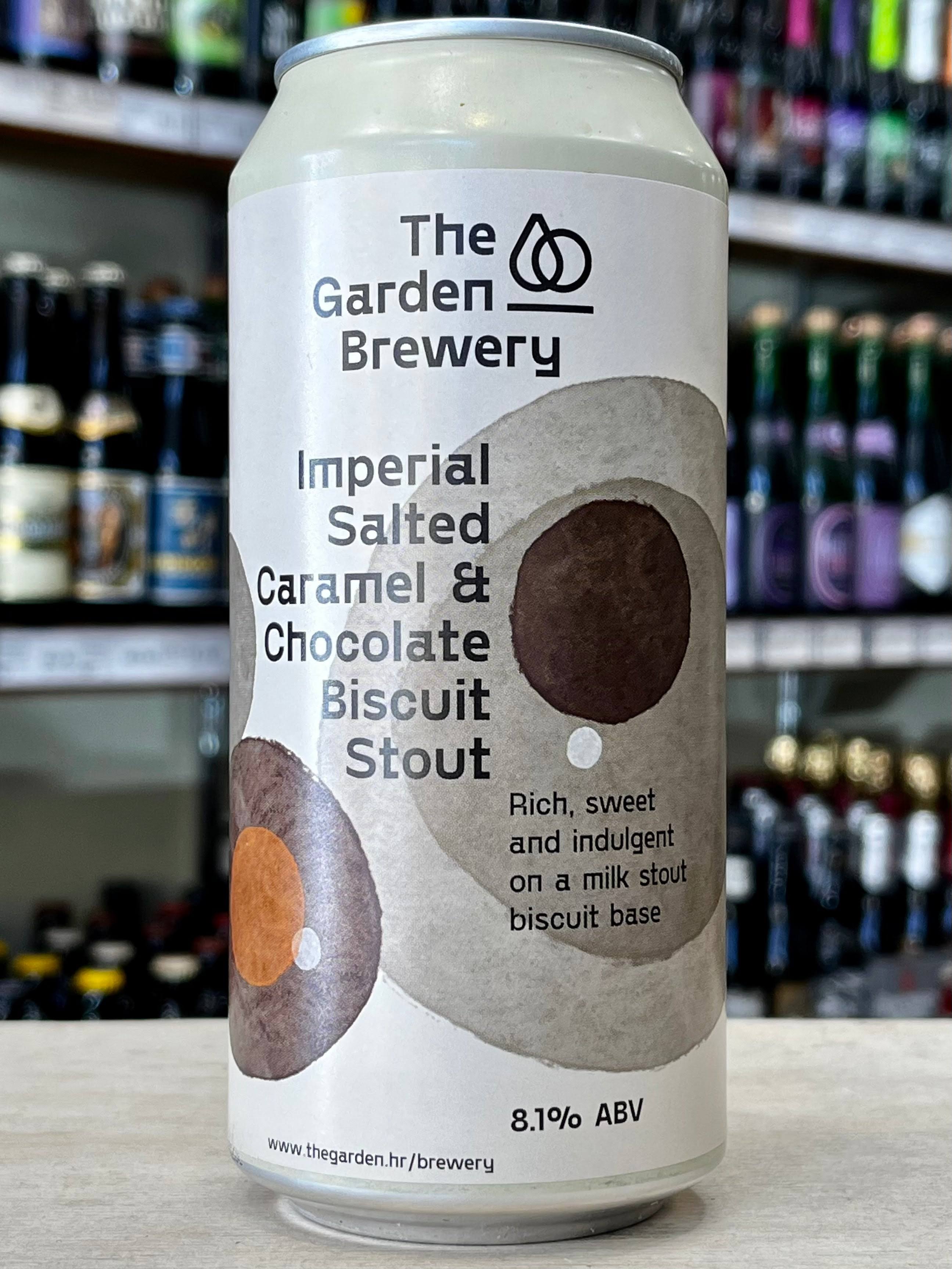 The Garden Imperial Salted Caramel & Chocolate Biscuit Stout 440ml Can