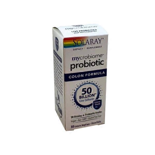 Solaray Mycrobiome Probiotic Colon Formula - 30 VegCaps