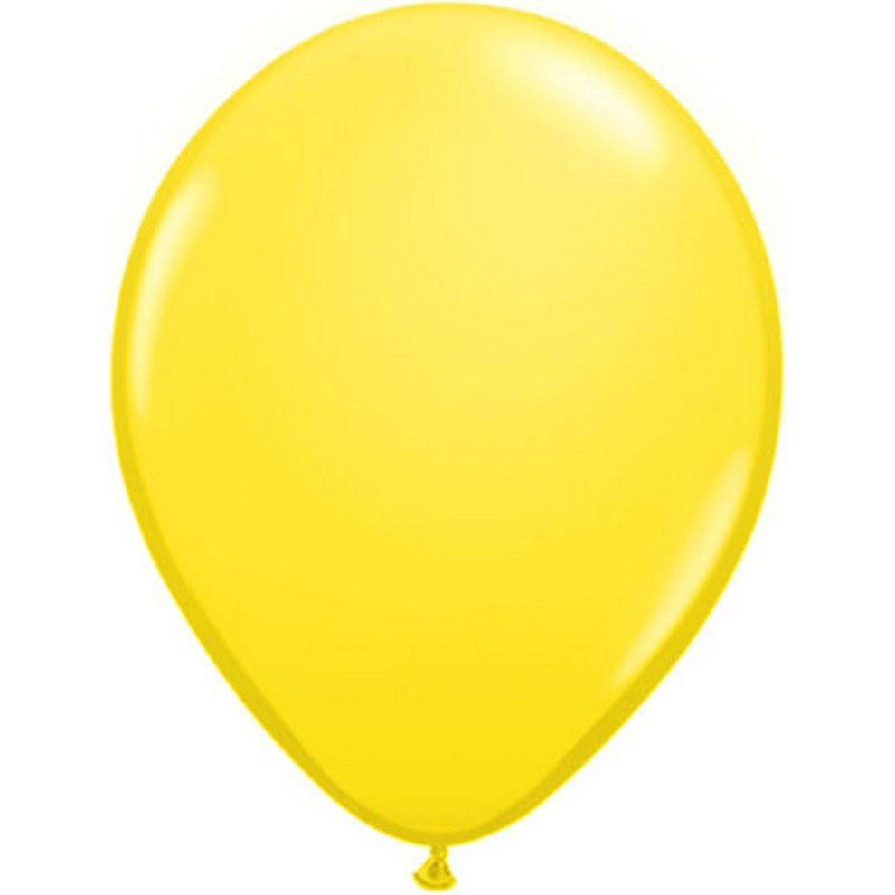 Qualatex Round Balloons - 11", Yellow, Pack of 100