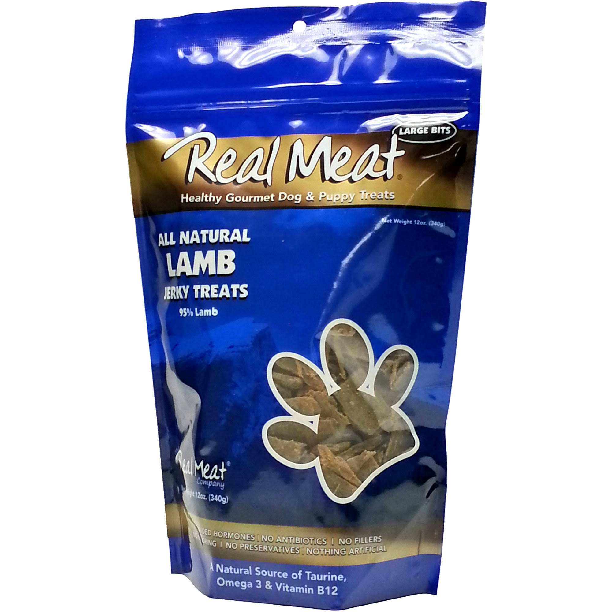 The Real Meat Company Dog Jerky Treats Lamb 12 oz