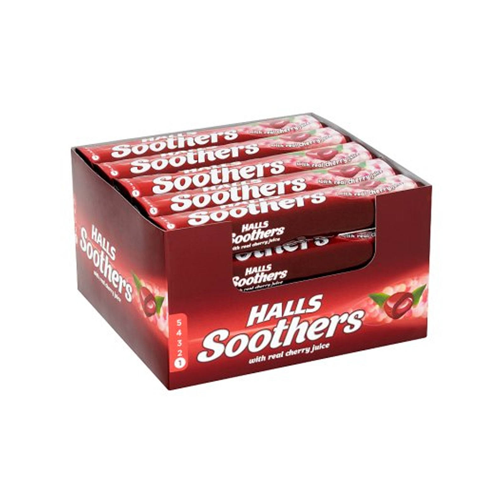 Halls Soothers with Real Cherry Juice Throat Sweets