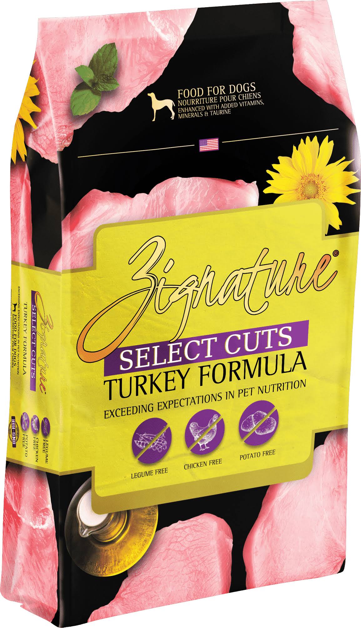 Zignature Select Cuts Turkey Formula Dry Dog Food - 12.5 lb. Bag