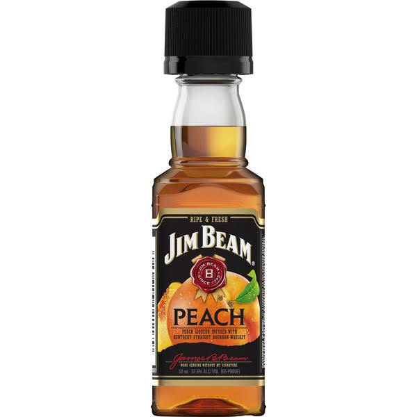 Jim Beam Peach Liqueur With Kentucky Straight Bourbon Whiskey