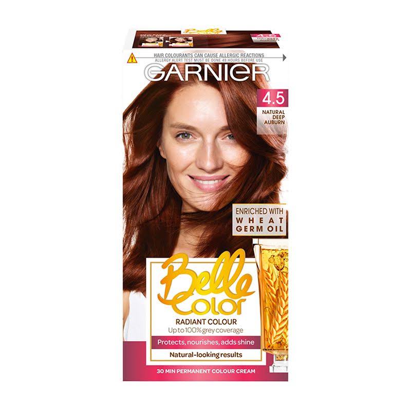 Garnier Belle Color 4.5 Natural Deep Auburn Permanent Hair Dye