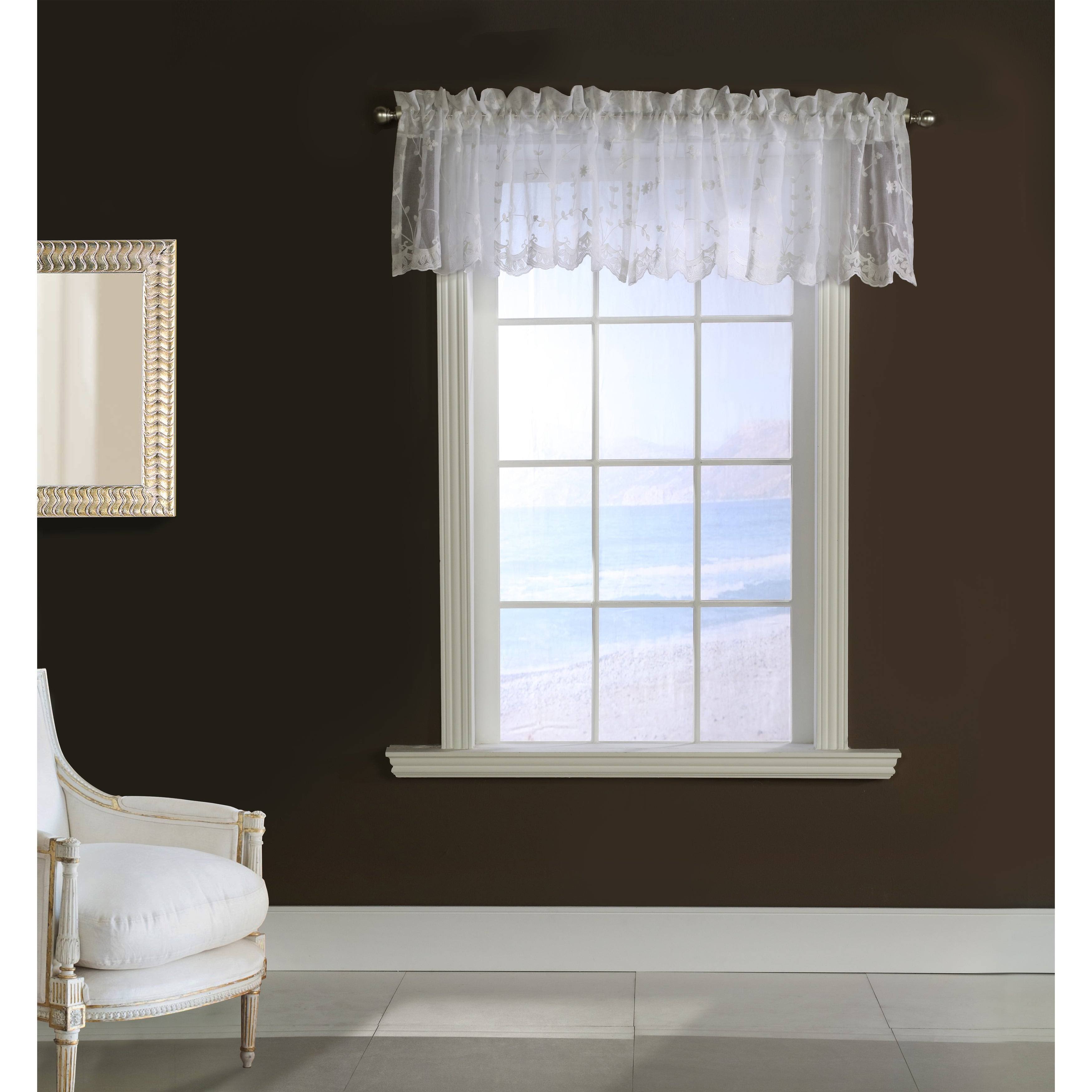 Commonwealth Grandeur 43cm Pole Top Valance in White | Nursery | Delivery guaranteed | Best Price Guarantee | 30 Day Money Back Guarantee