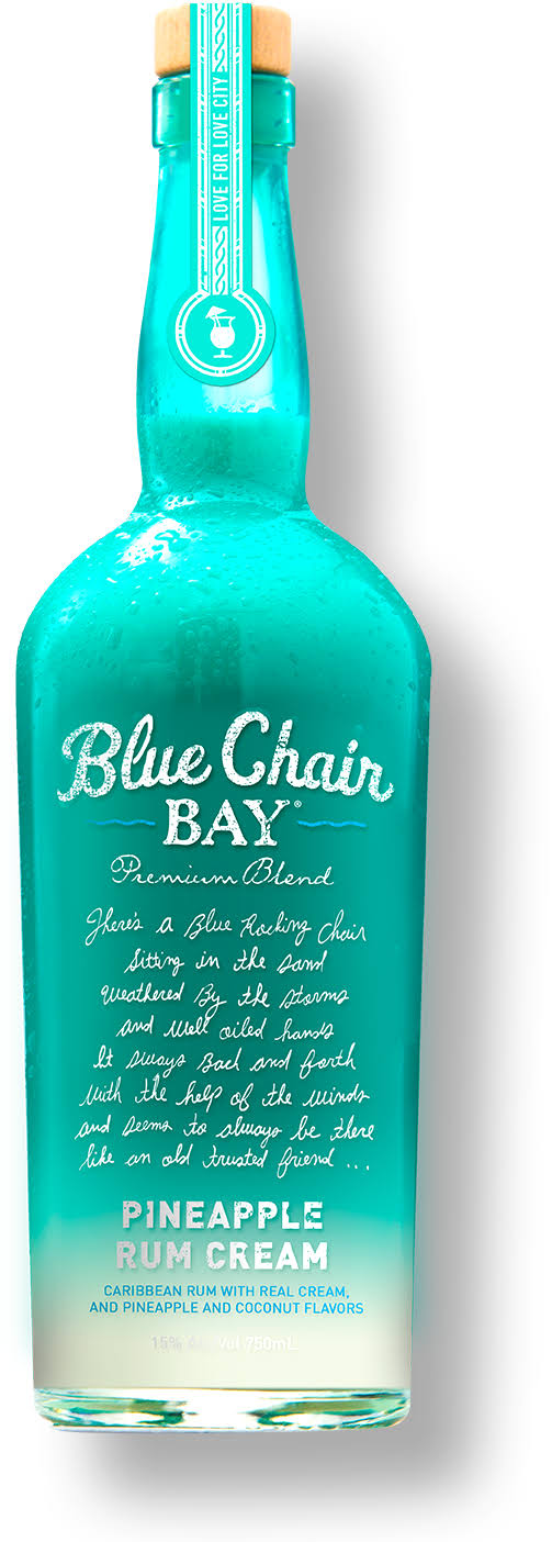 Blue Chair Bay Rum Cream, Pineapple, Premium Blend - 750 ml