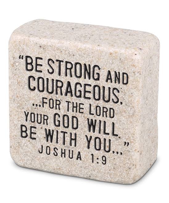 Plaque-Scripture Stone-Strength