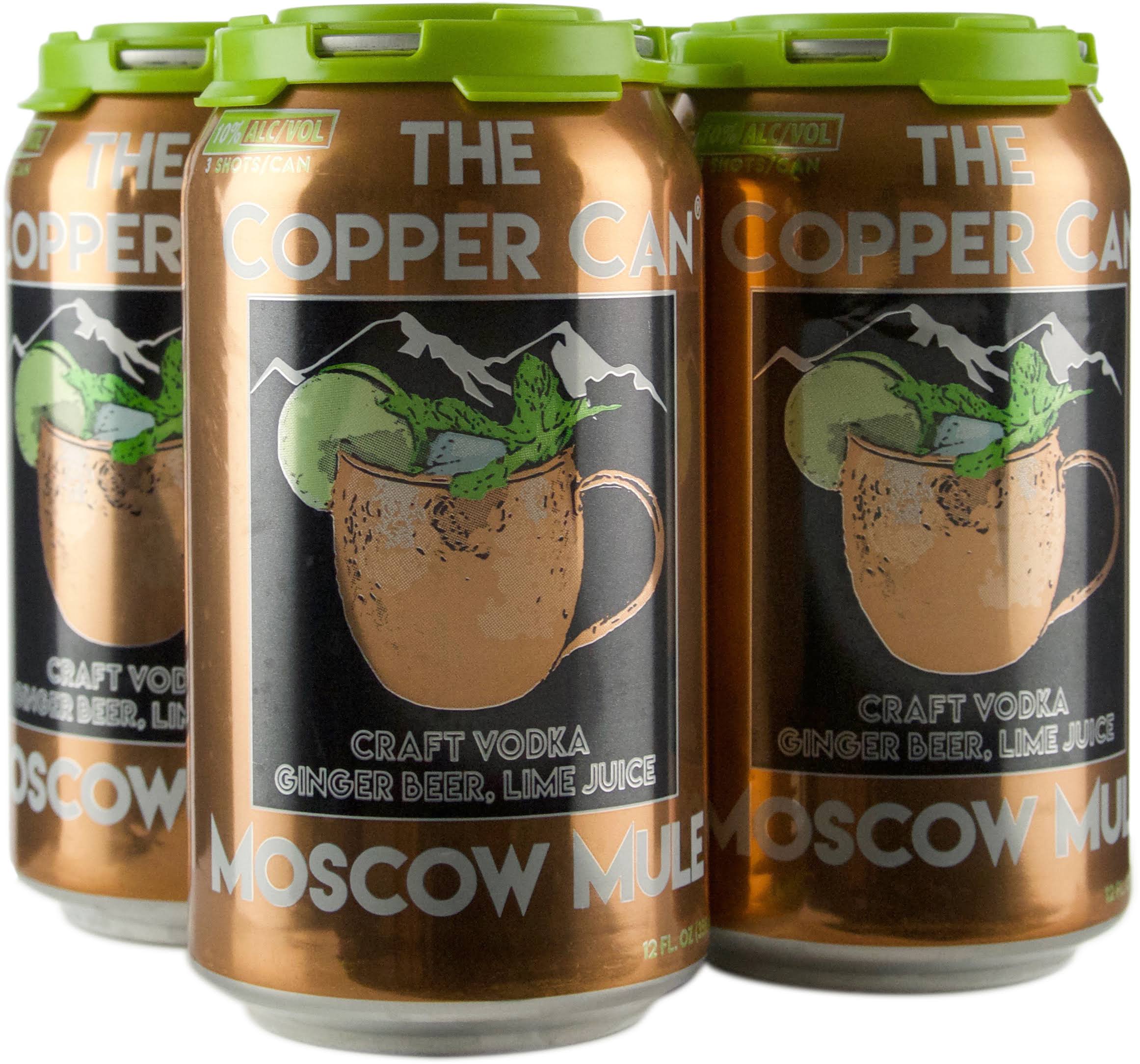 The Copper Can RTD Moscow Mule: 4 Pk