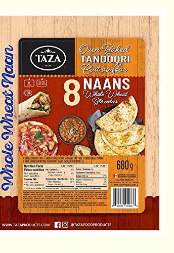 Taza Oven-Baked Whole Wheat Tandoori Naan