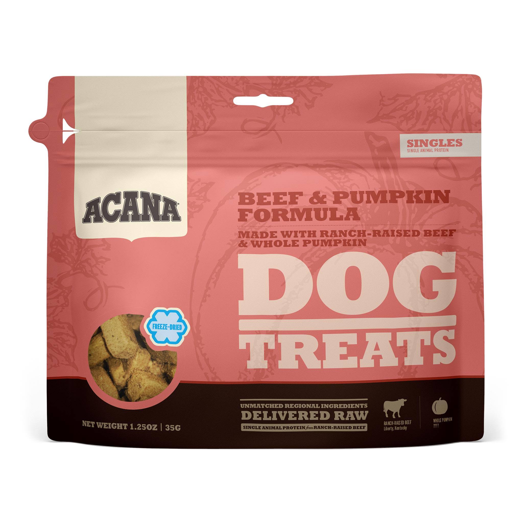 ACANA Singles Beef & Pumpkin Dog Treats (1.25 oz)