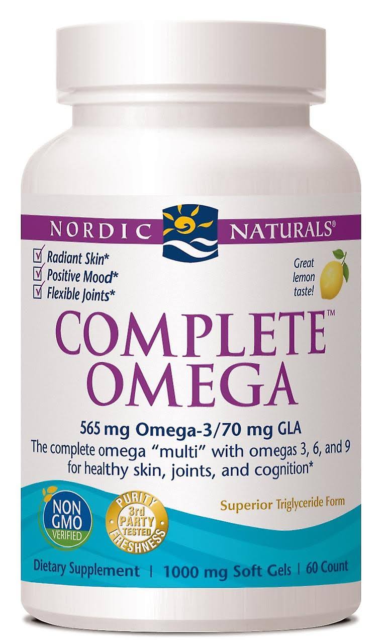 Nordic Naturals Omega Complete Lemon 1000 mg 60 softgels