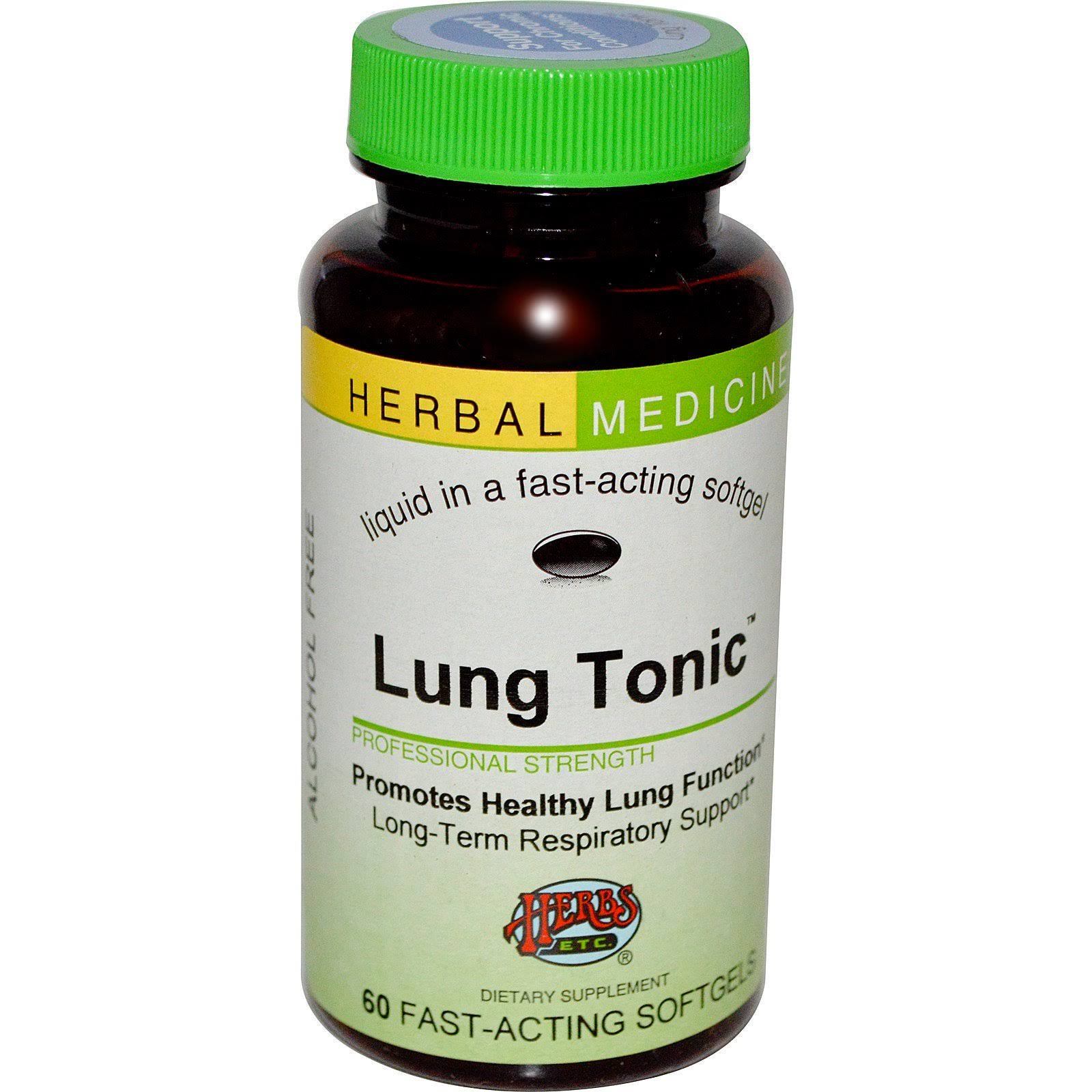 Herbs Etc Lung Tonic - 60 Softgels