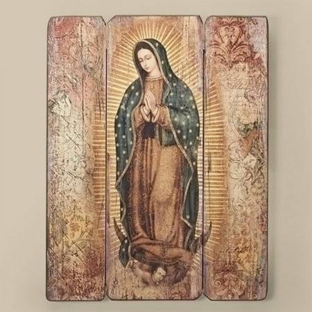 Roman 17" Joseph's Studio Lady Of Guadalupe Religious Wall Plaque Decoration
