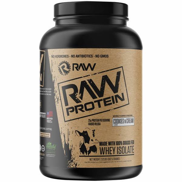 Raw Nutrition Protein Isolate 2.25lb - Cookies N Cream |