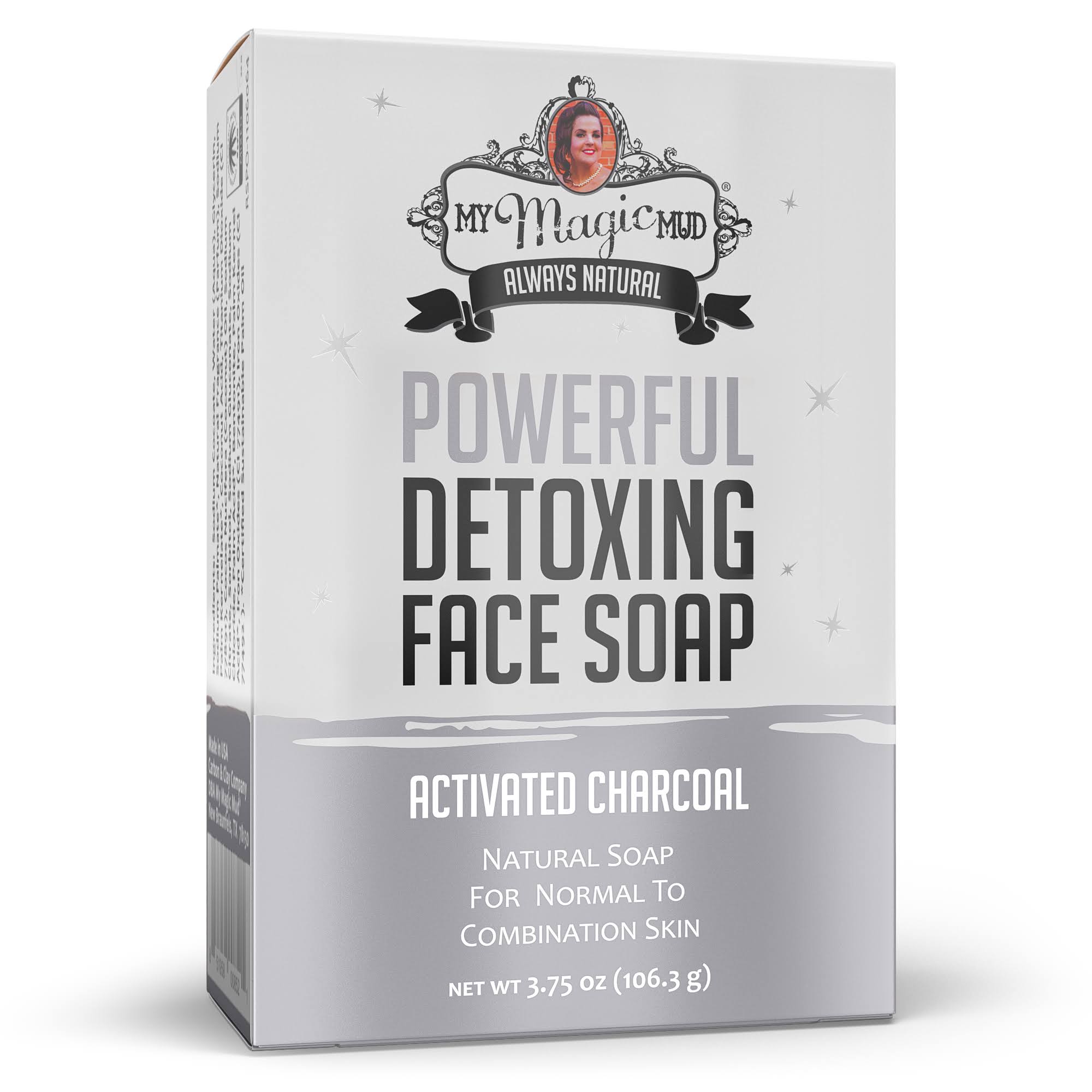 Powerful Detoxing Activated Charcoal Face Soap - 3.75oz
