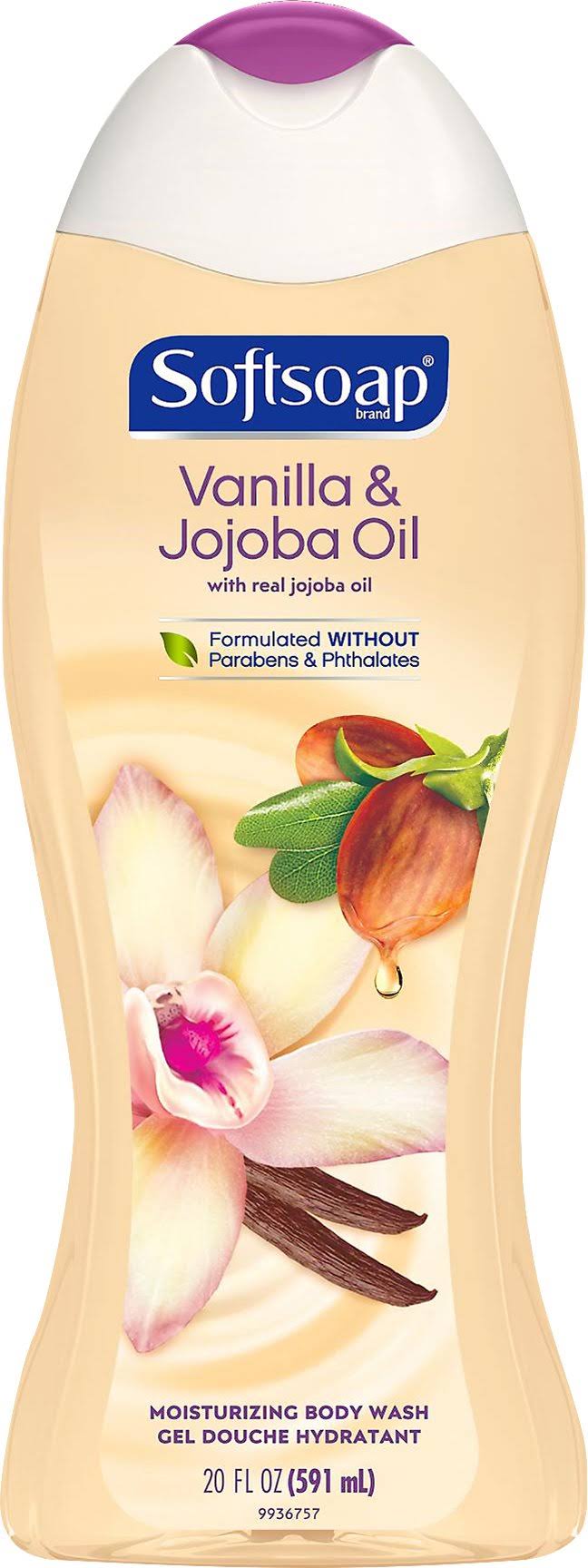 Softsoap Body Wash, Moisturizing, Vanilla & Jojoba Oil - 20 fl oz