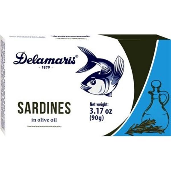 Delamaris Sardines in Olive Oil - 90 G