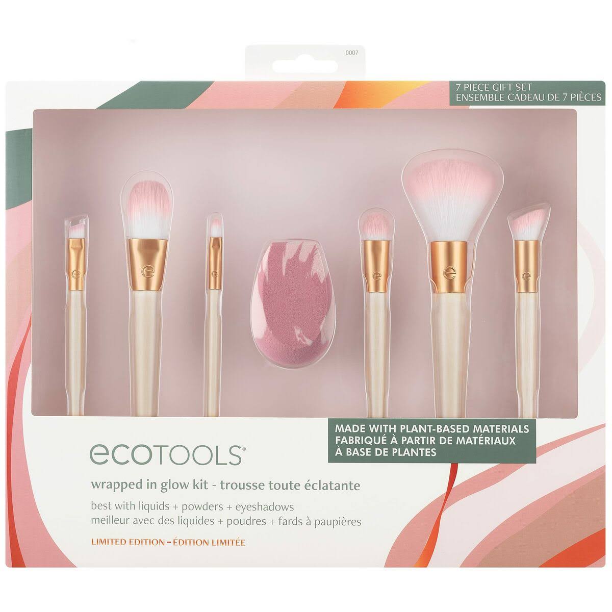 EcoTools, Wrapped in Glow Kit, Limited Edition, 7 Piece Set