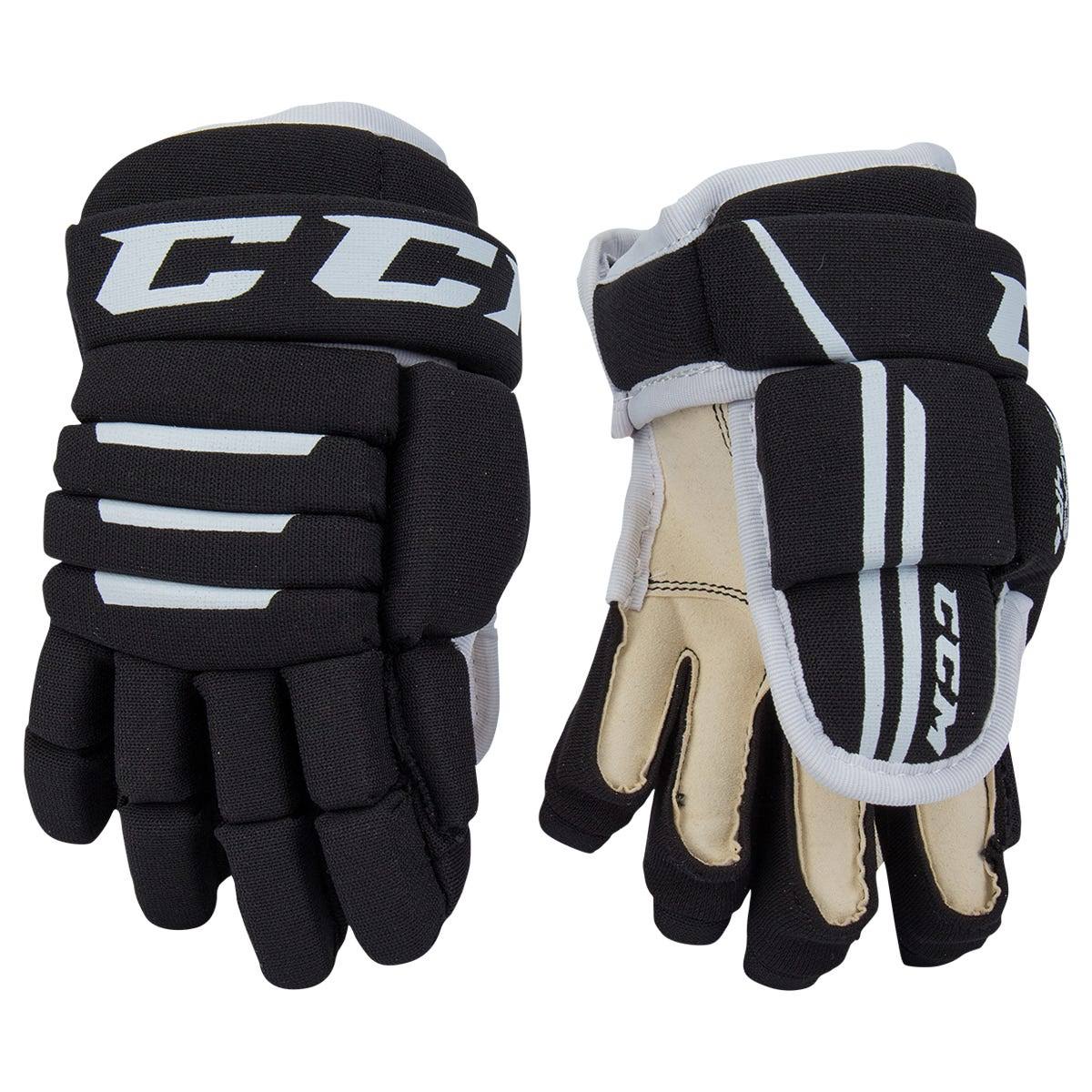 CCM Tacks 4R2 Hockey Gloves - Youth - Black - 8.0"