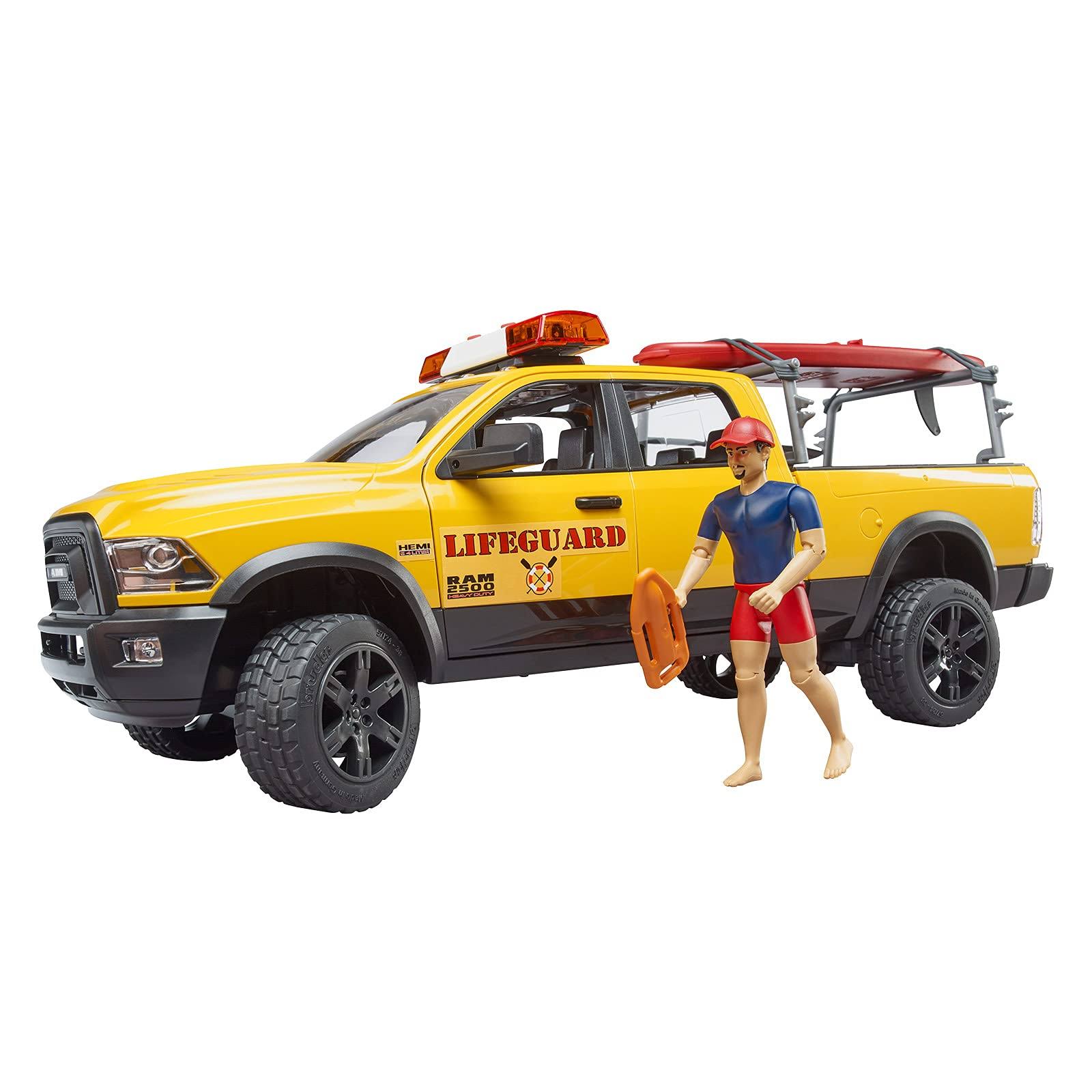 Bruder Ram 2500 Wagon with Life Guard and Paddle Board