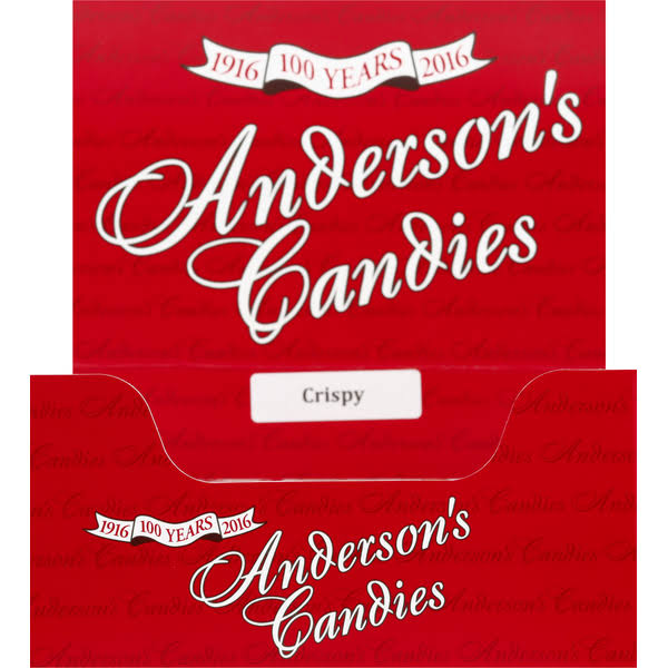 Anderson's Candies Milk Chocolate, with Crisped Rice