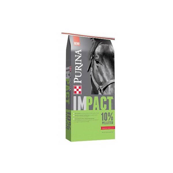 Purina Animal Nutrition 100194 PMI Impact 10-6 Pellet Horse Pellet, 50 lbs