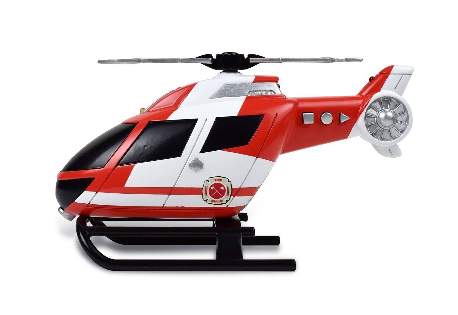 Maxx Action Light & Sound Rescue Vehicle Toy Helicopter