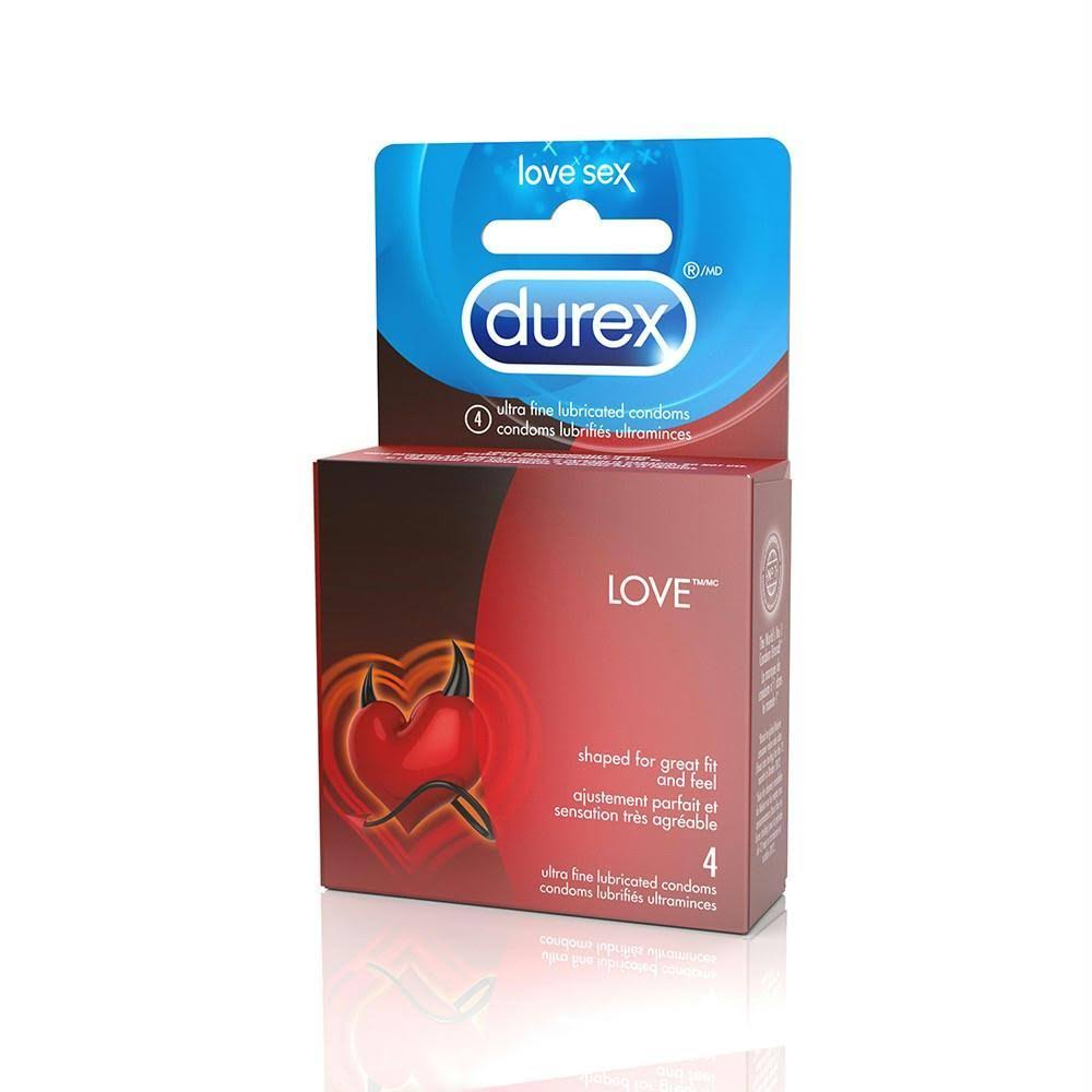 Durex Love Condom - 4ct