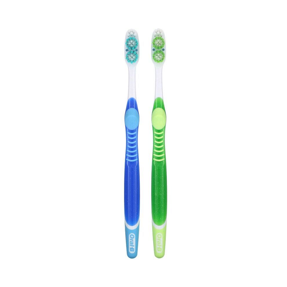 Oral-B 3D White Vivid Med Toothbrushes Value Pack - 2 Pack