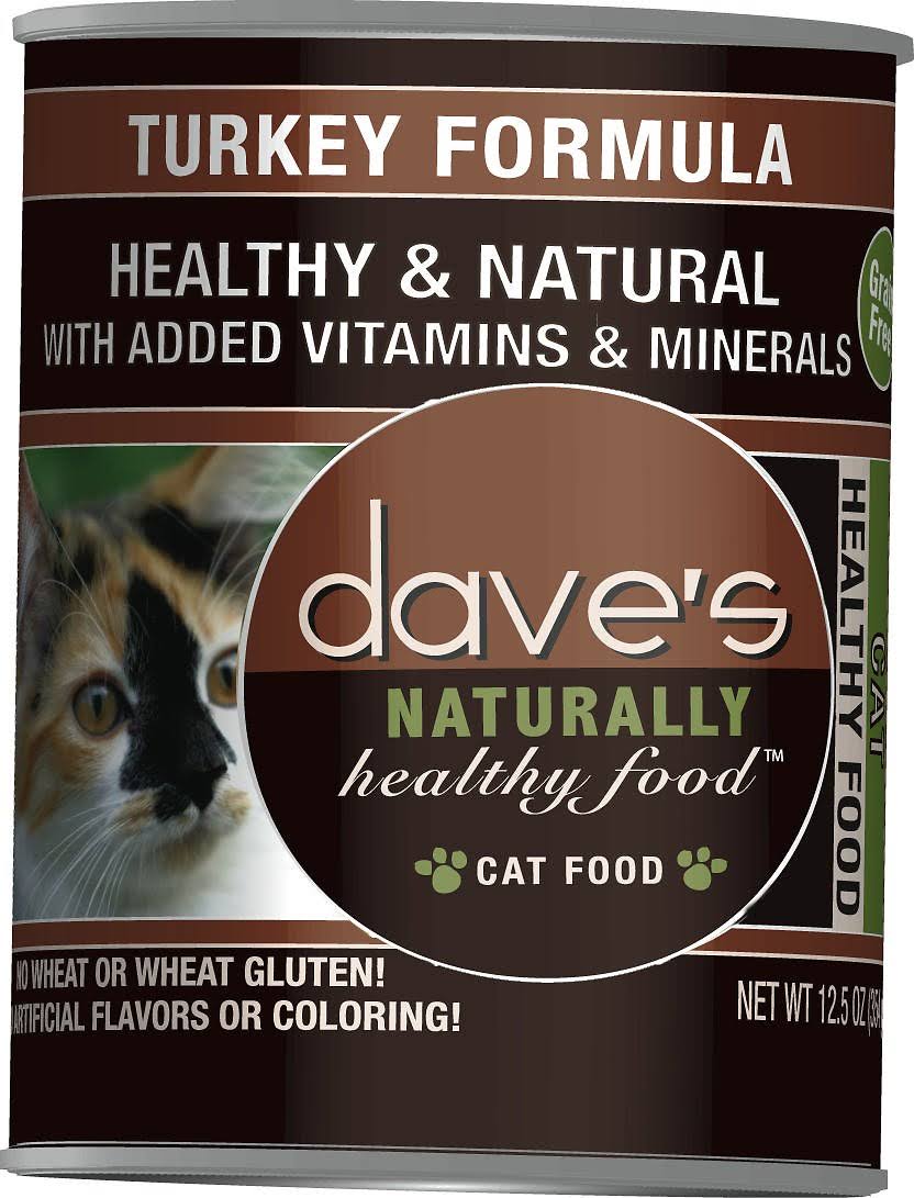 Dave s Naturally Cat Food - Turkey Formula/