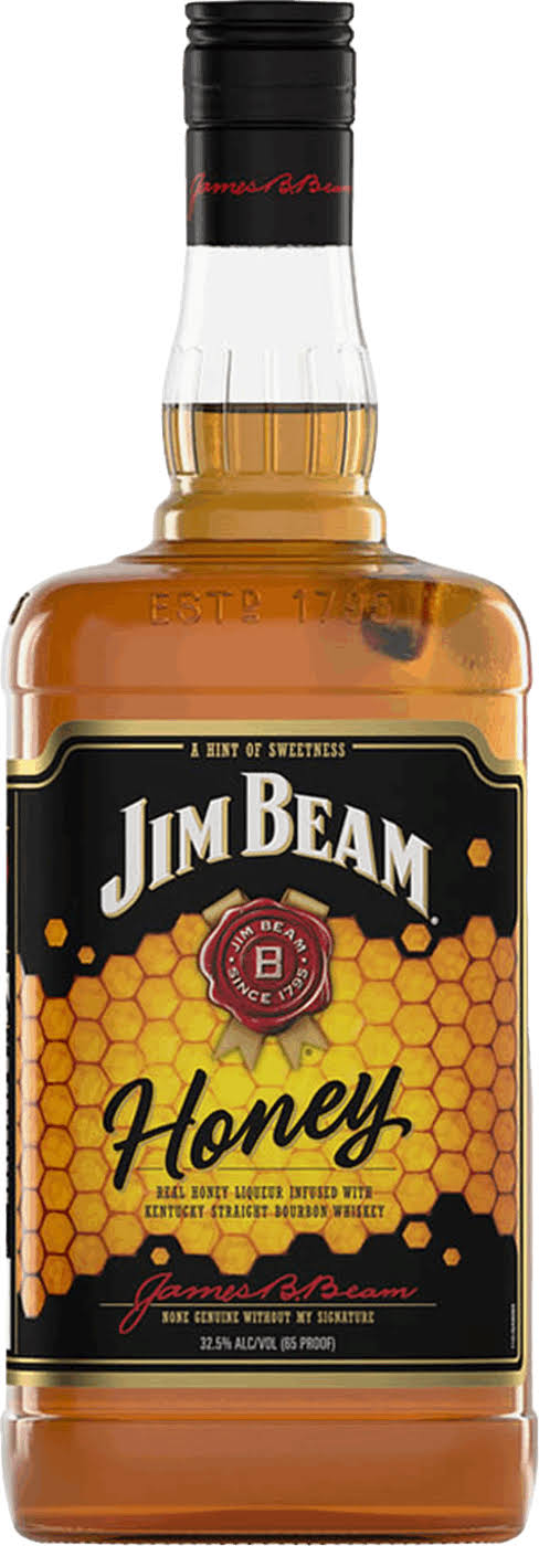 Jim Beam Honey Bourbon Whiskey - 1.75l