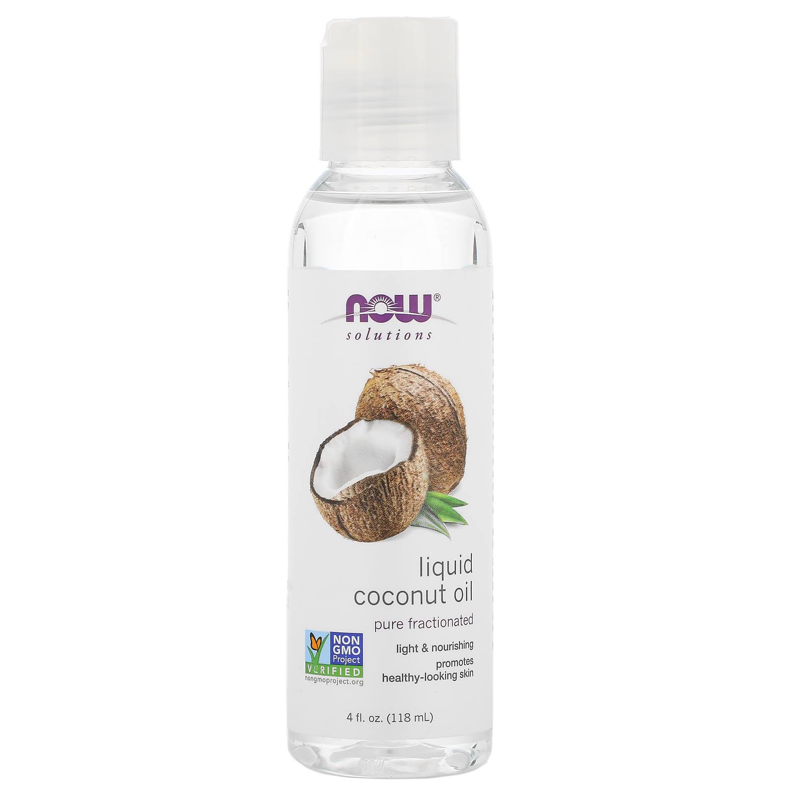 Now Foods Liquid Coconut Oil - 4 fl oz