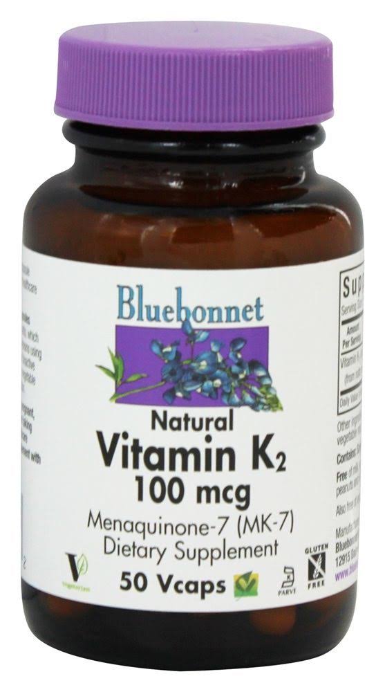 Bluebonnet Vitamin K2 Vegetarian Capsules