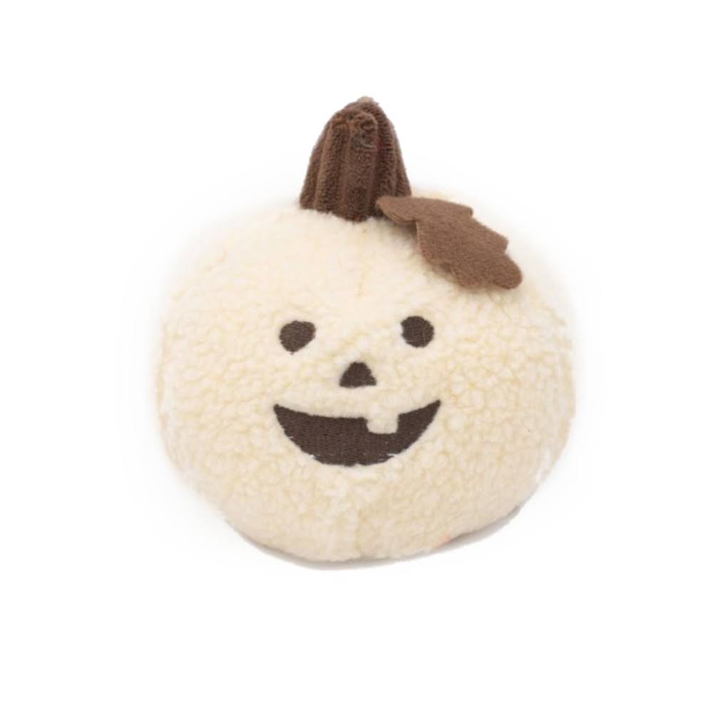 Zippy Paws Plush Squeaker Dog Toy - Halloween Jumbo Pumpkin - Fleece