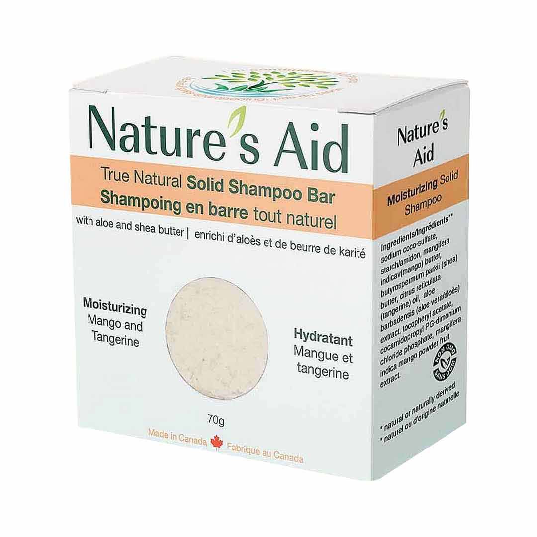 Nature's Aid Solid Shampoo Bar | Mango & Tangerine