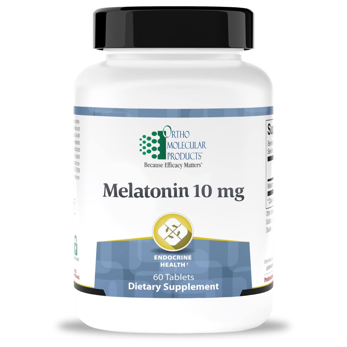 Ortho Molecular Products Melatonin 10 mg 60 Tablets