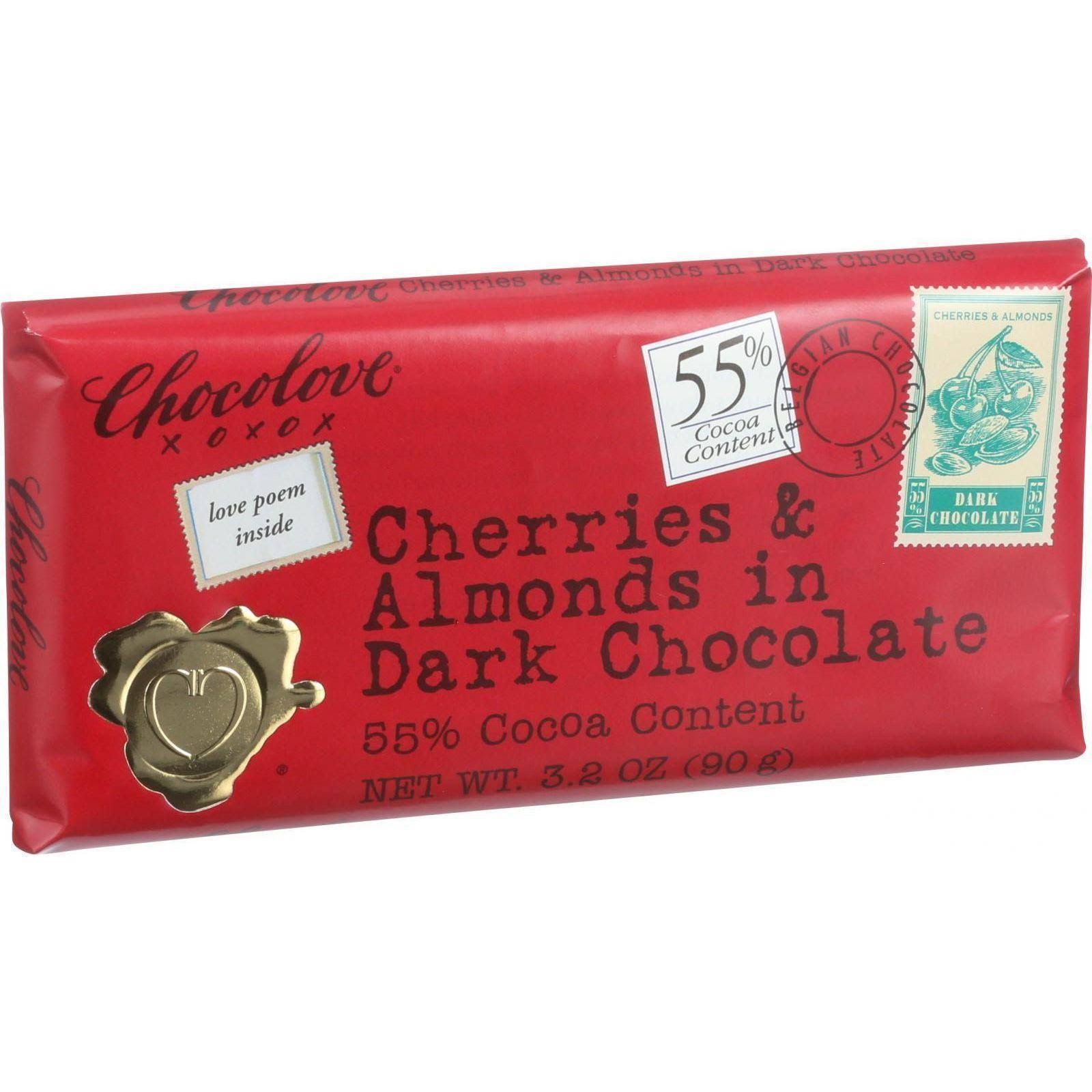 Chocolove Cherries & Almonds in Dark Chocolate - 90g